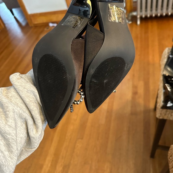 Brand new black sling back heels 7.5 Lulus - Picture 4 of 4